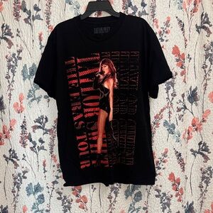 Taylor Swift The Eras Tour Reputation Era Black T-Shirt